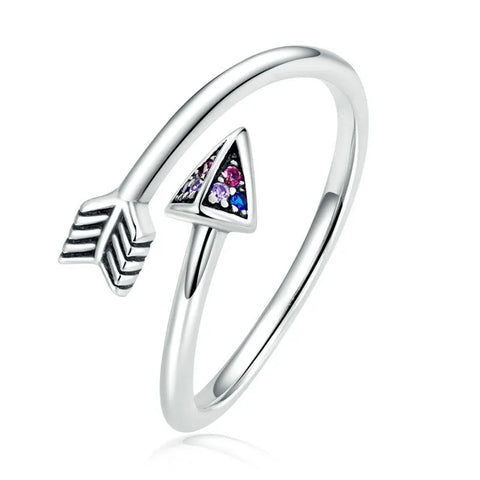 Crystal Arrow Ring