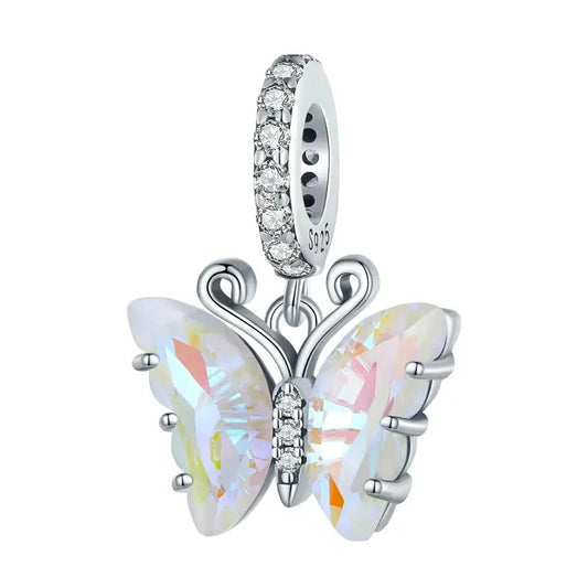 Crystal Butterfly Charm