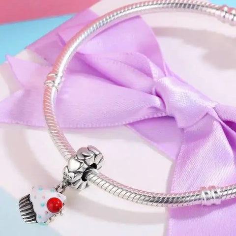 cupcake affordable Jewelry fits Pandora bracelet charm