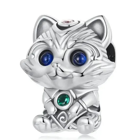Cute Cat Blue eyes Charm - Cute Cat Blue eyes Charm