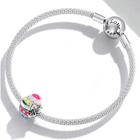 Colorful Easter Egg Charm