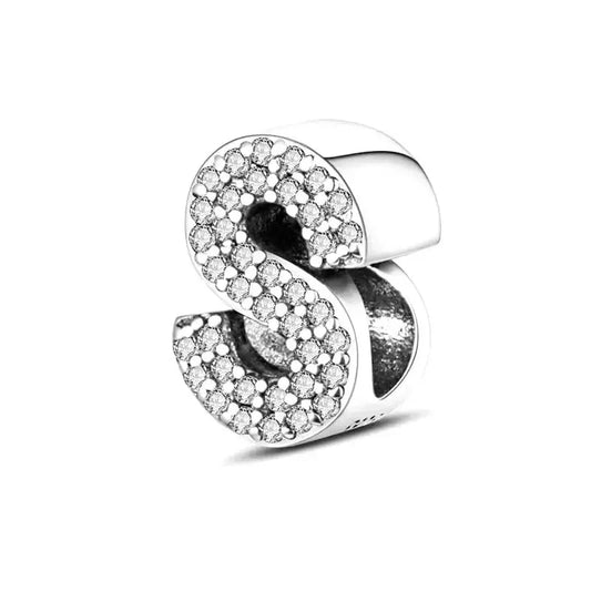 diamond letter s charm