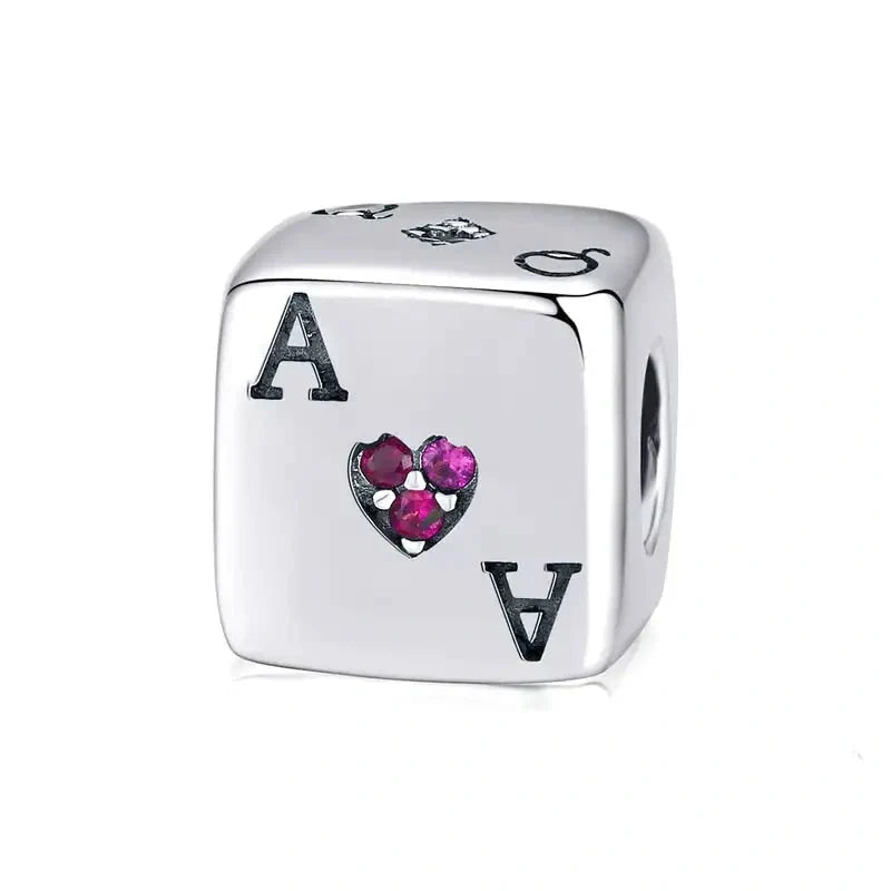 dice-charm fits Pandora bracelet Jewelry charm affordable