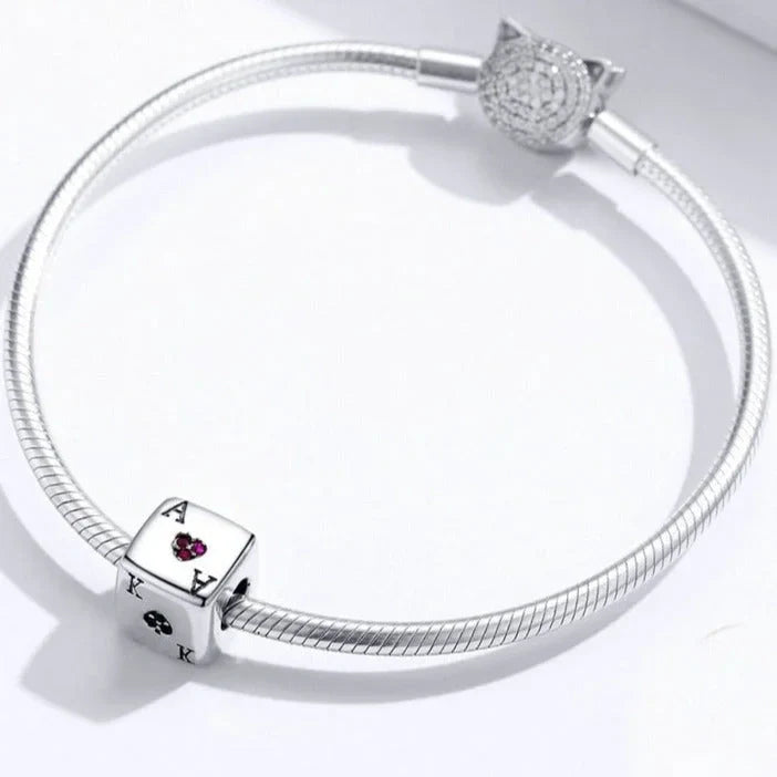 dice-charm fits Pandora bracelet Jewelry affordable charm