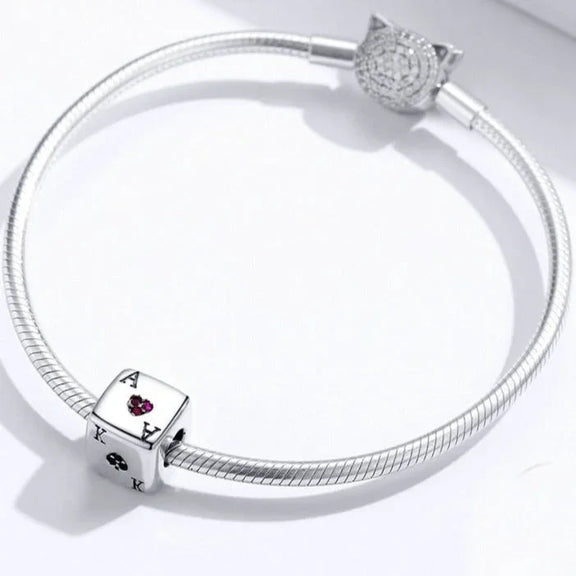 Dice Charm - dice-charm fits Pandora bracelet Jewelry affordable charm