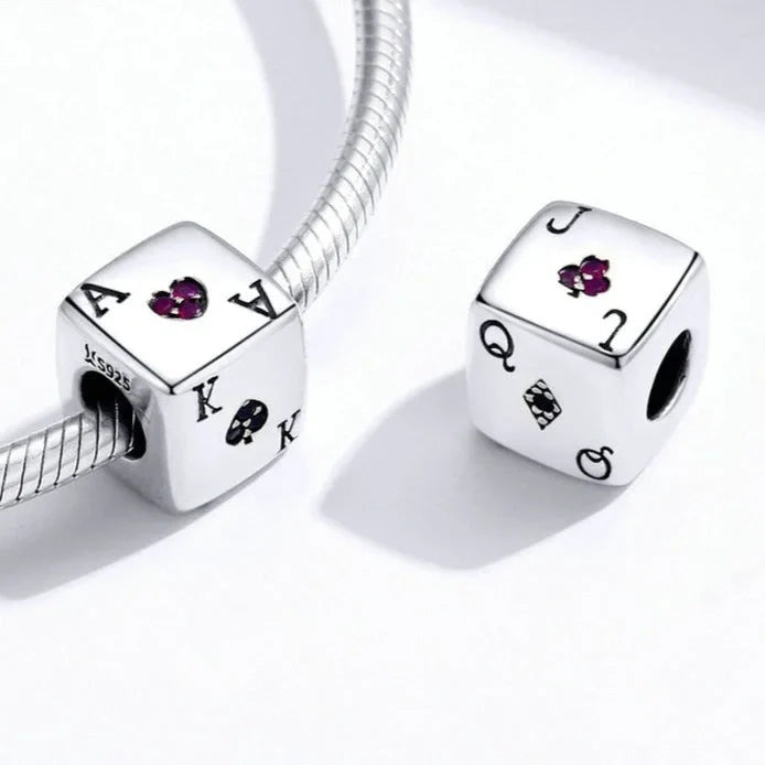 dice-charm Pandora Jewelry fits bracelet charm affordable