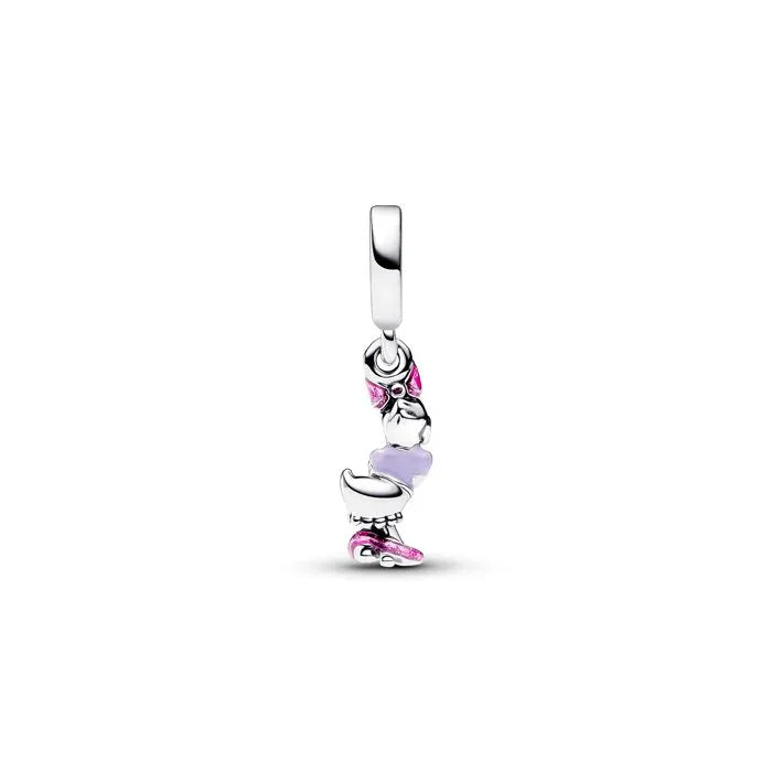 Disney Daisy Duck Dangle Charm - Cute Daisy Duck charm from Disney, a whimsical piece for Disney fans.