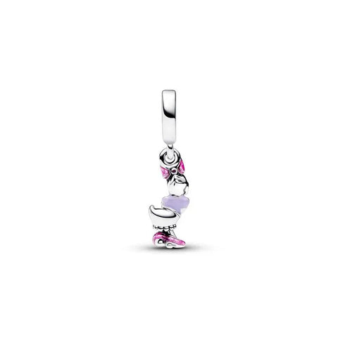 Disney Daisy Duck Dangle Charm - Cute Daisy Duck charm from Disney, a whimsical piece for Disney fans.