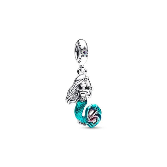 Ariel charm from The Little Mermaid, a beautiful Disney character for charm bracelets