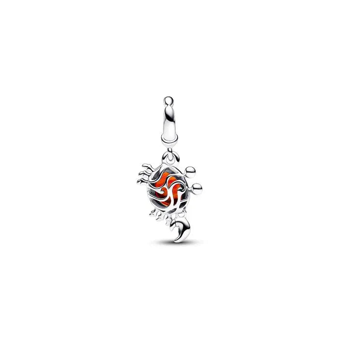 Sebastian crab charm from The Little Mermaid, a playful Disney addition for charm bracelets