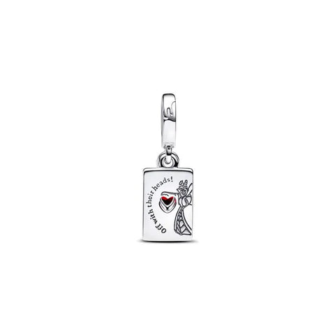 Disney Villains Queen of Hearts Double Dangle Charm - Queen of Hearts charm from Disney Villains, adding a bold touch to charm bracelets.