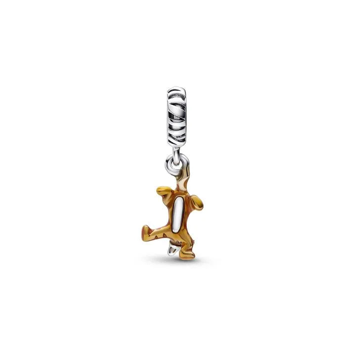 Disney Winnie the Pooh Tigger Dangle Charm - Fun Tigger charm inspired by Disney's Winnie the Pooh, ideal for Disney fans.