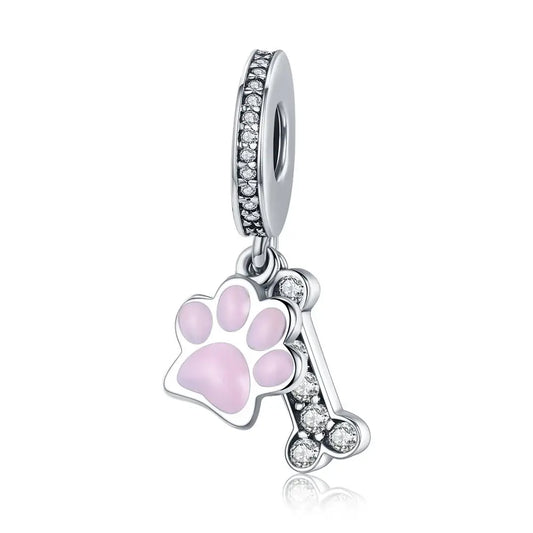 dog-bone Jewelry charm Pandora fits bracelet affordable