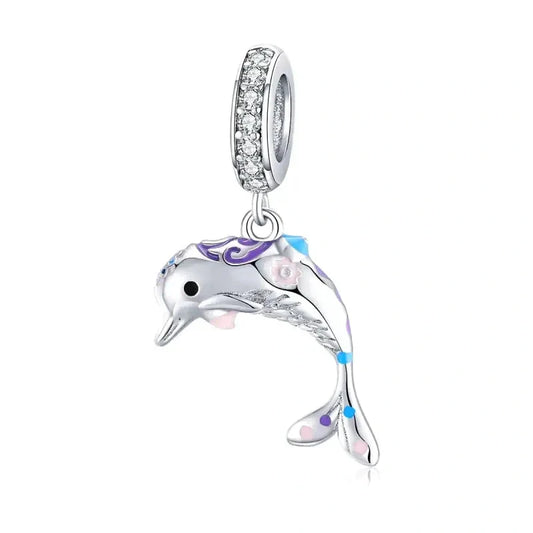 dolphin affordable Jewelry fits Pandora bracelet charm