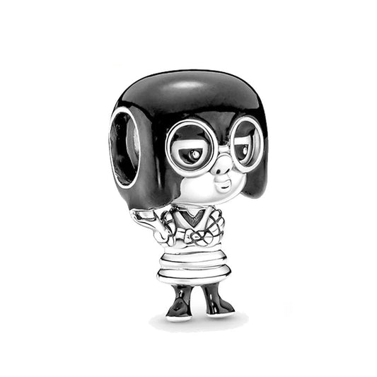 Edna Mode charm with detailed design.