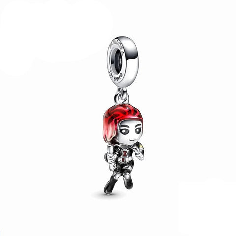 Black Widow Charm - Black Widow charm with detailed design.