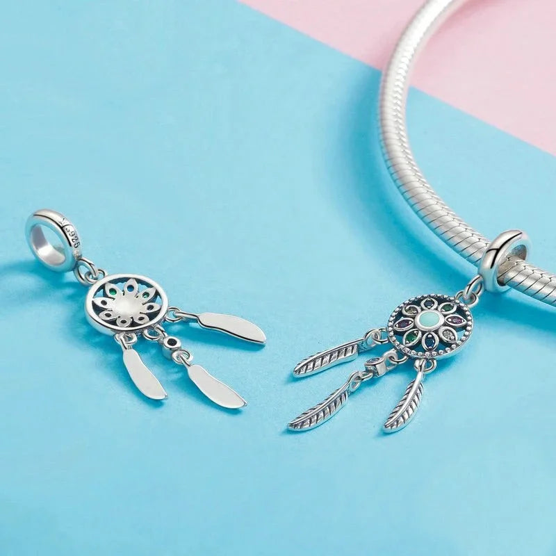 dream-catcher-necklace-charm affordable Jewelry Pandora fits bracelet charm