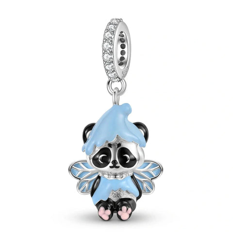 Dreamy Panda Fairy Dangle Charm - Dreamy Panda Fairy Dangle Charm