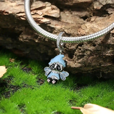 jewlouli dreamy panda fairy dangle pandora charm jewelry fits pandora bracelet