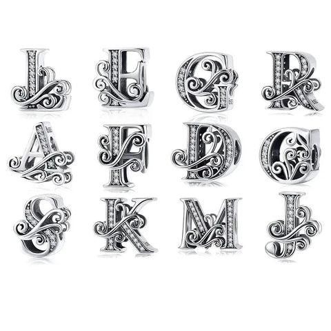 Fancy Letter X Charm - Fancy Letter X Charm