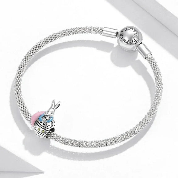 Easter Bunny Charm - easter-bunny affordable fits Pandora bracelet Jewelry charm