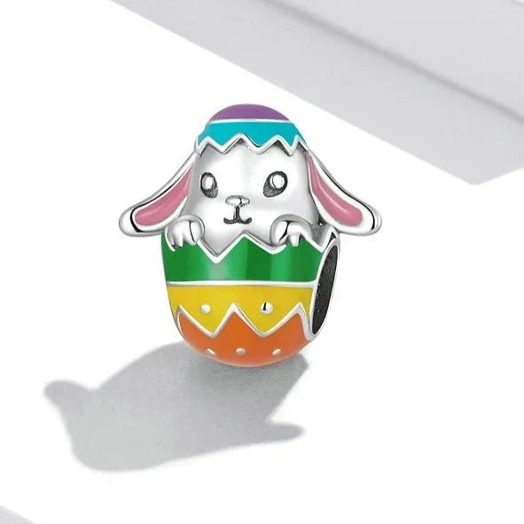 easter-rabbit-charm charm fits Pandora bracelet Jewelry affordable