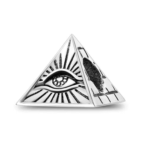 Egypt Pyramid Evil Eye Charm - Egypt Pyramid Evil Eye Charm