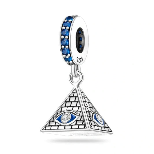 jewlouli egypt pyramid pandora charm jewelry fits pandora bracelet