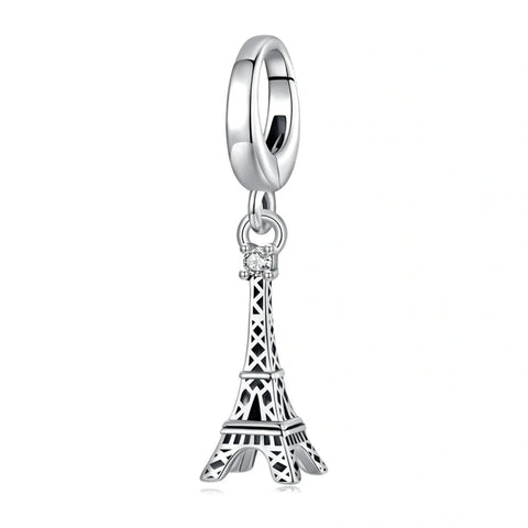 jewlouli eiffel tower dangle pandora charm jewelry fits pandora bracelet