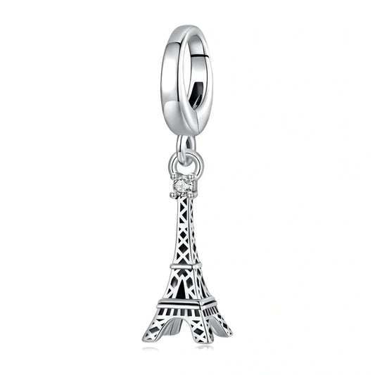 jewlouli eiffel tower dangle pandora charm jewelry fits pandora bracelet