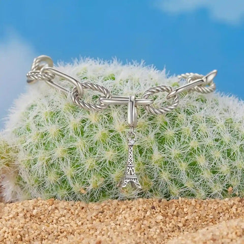 jewlouli eiffel tower dangle pandora charm jewelry fits pandora bracelet