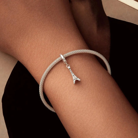 jewlouli eiffel tower dangle pandora charm jewelry fits pandora bracelet