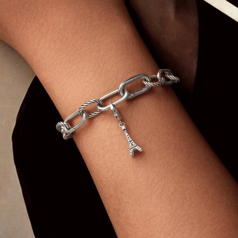 jewlouli eiffel tower dangle pandora charm jewelry fits pandora bracelet