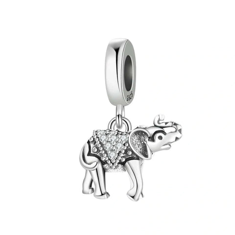 jewlouli elephant dangle pandora charm jewelry fits pandora bracelet