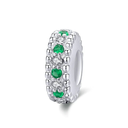 Emerald Green Gemstone Charm