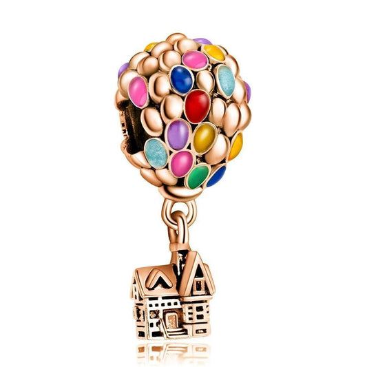 Colorful enamel charm beads for bracelets and necklaces