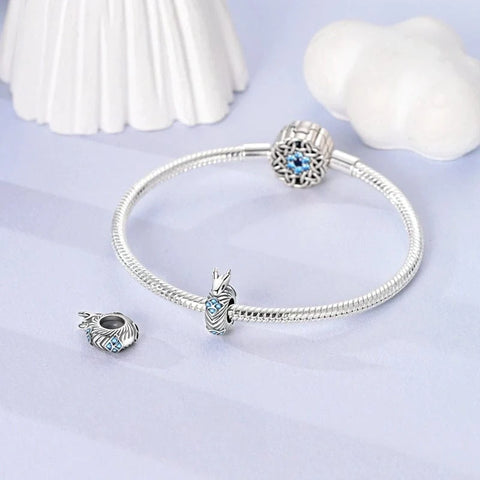 jewlouli enchanting blue gem dragon pandora charm jewelry fits pandora bracelet