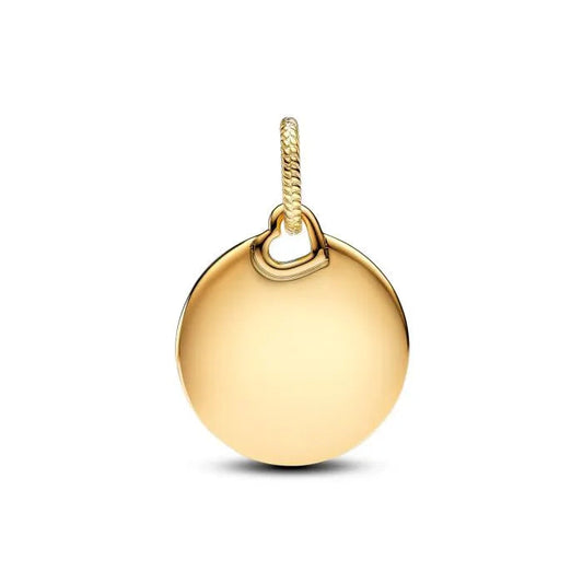 Engravable Round Tag Dangle Charm