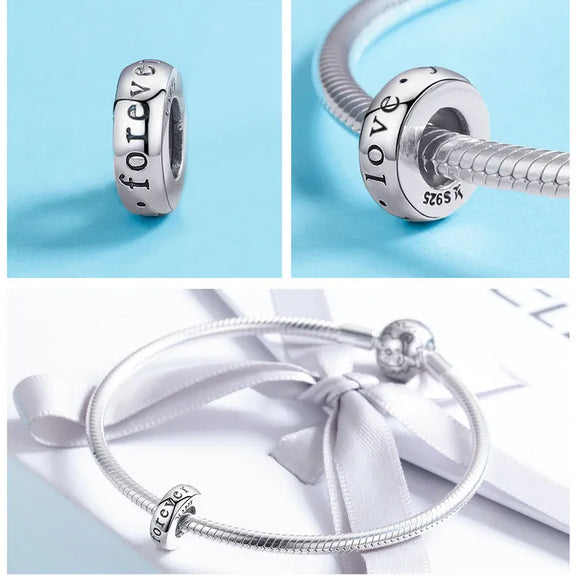 Engraved Love Sentiment Charm - engraved love sentiment charm for bracelets