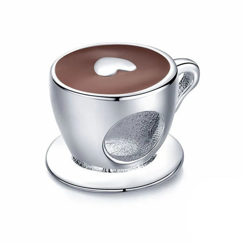 Coffee Brown Cup Charm - Coffee Brown Cup Charm