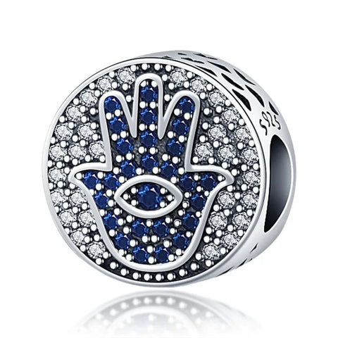 Hamsa Hand Evil Eye Protection Charm - Hamsa Hand Evil Eye Protection Charm