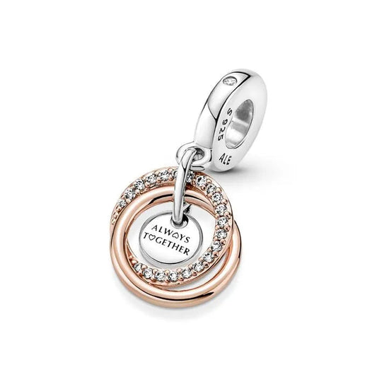 Family Always Encircled Dangle Charm
