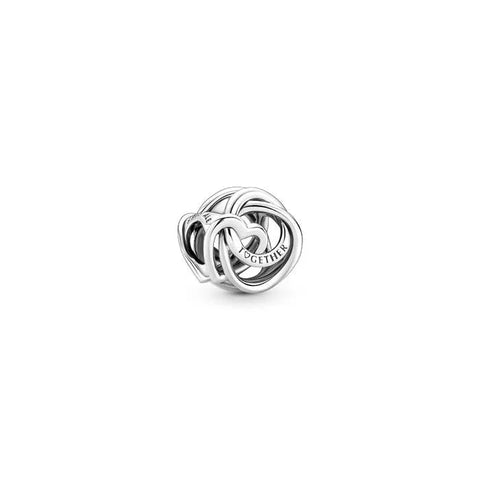 Family Always Encircled Heart Charm