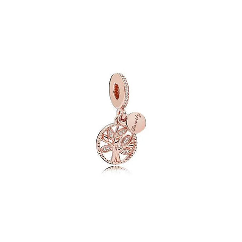 Family Heritage Charm - PANDORA Rose - Family Heritage Charm Pandora Rose - Heritage-inspired charm in Pandora Rose, a tribute to family roots and connections.