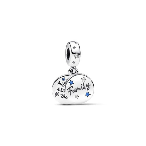 Family Love Double Dangle Charm