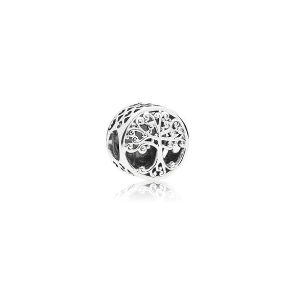 Family Roots Charm - Family Roots Charm - Charm with family tree roots, symbolizing strength and family heritage.