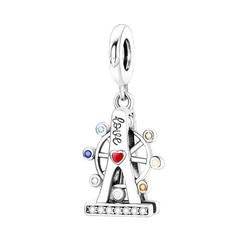 jewlouli ferris wheel dangle pandora charm jewelry fits pandora bracelet
