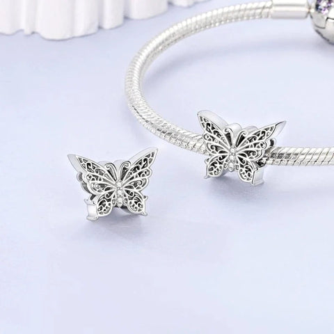 Filigree Butterfly Elegance Charm - Filigree Butterfly Elegance Charm