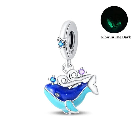 Blue Whale Charm - Blue Whale Charm