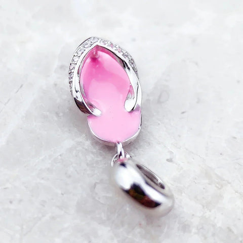 Flip Flop Pink Charm - Flip Flop Pink Charm